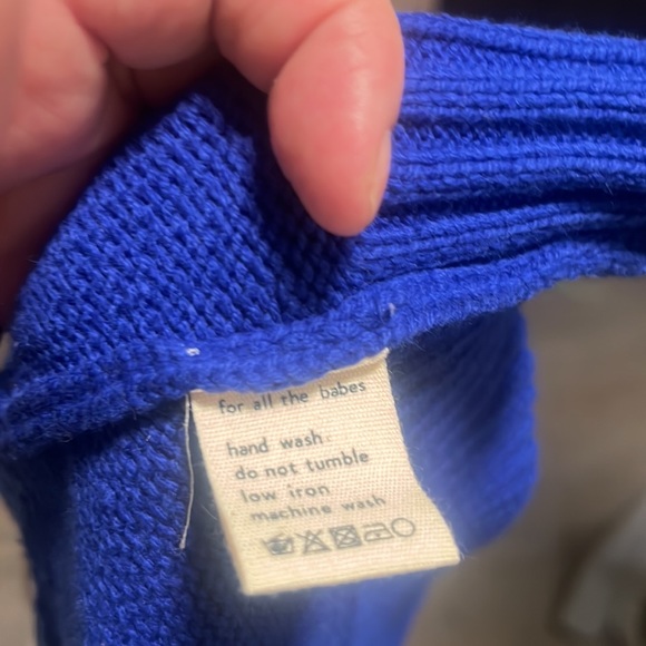 NWT All the ways blue sweater vest - Picture 6 of 7